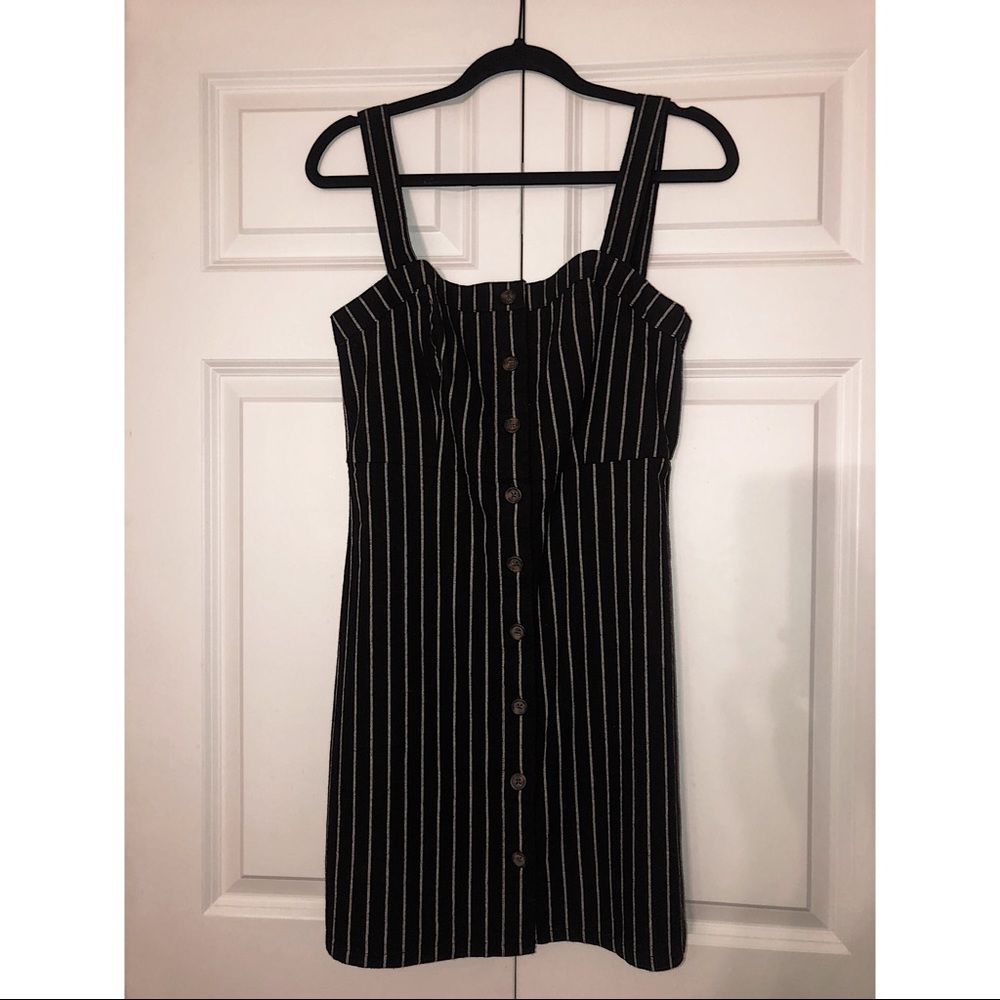 Black and White striped dress